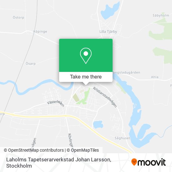 Laholms Tapetserarverkstad Johan Larsson map