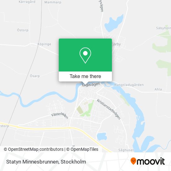 Statyn Minnesbrunnen map