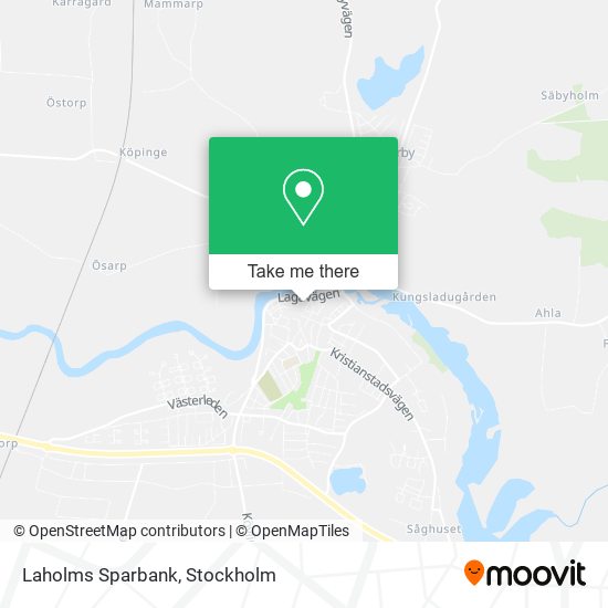 Laholms Sparbank map