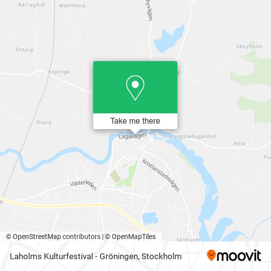 Laholms Kulturfestival - Gröningen map