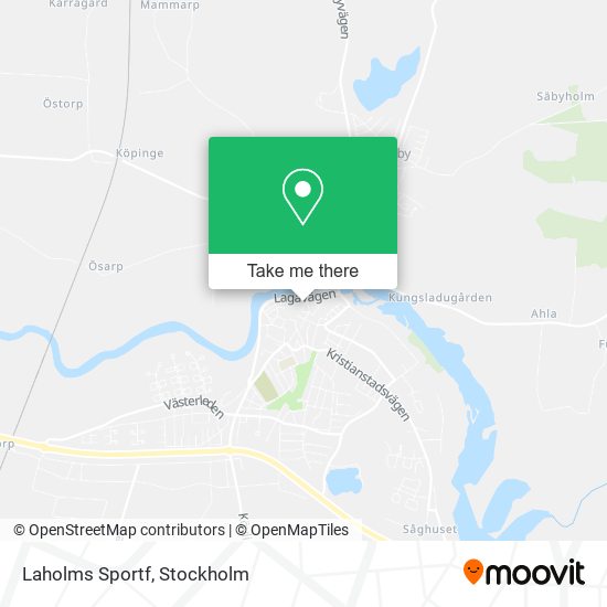 Laholms Sportf map