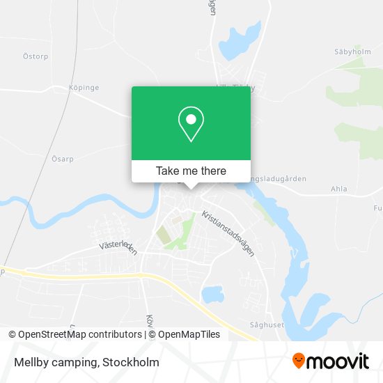 Mellby camping map