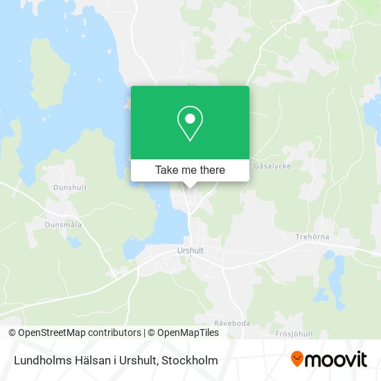 Lundholms Hälsan i Urshult map