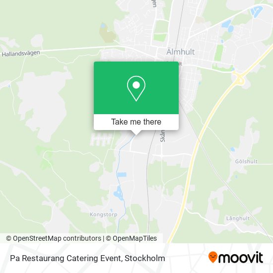 Pa Restaurang Catering Event map