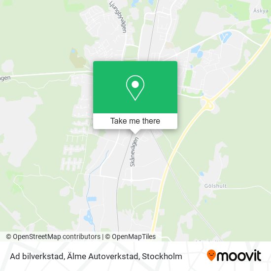 Ad bilverkstad, Älme Autoverkstad map