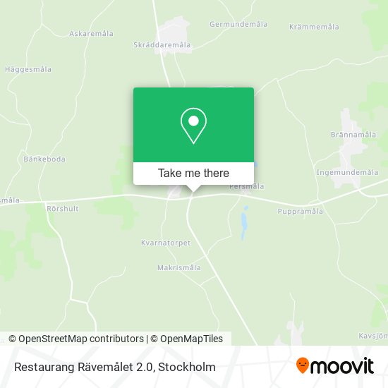Restaurang Rävemålet 2.0 map