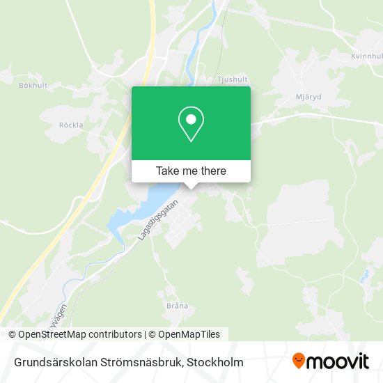 Grundsärskolan Strömsnäsbruk map