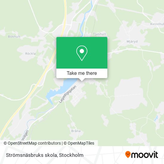 Strömsnäsbruks skola map