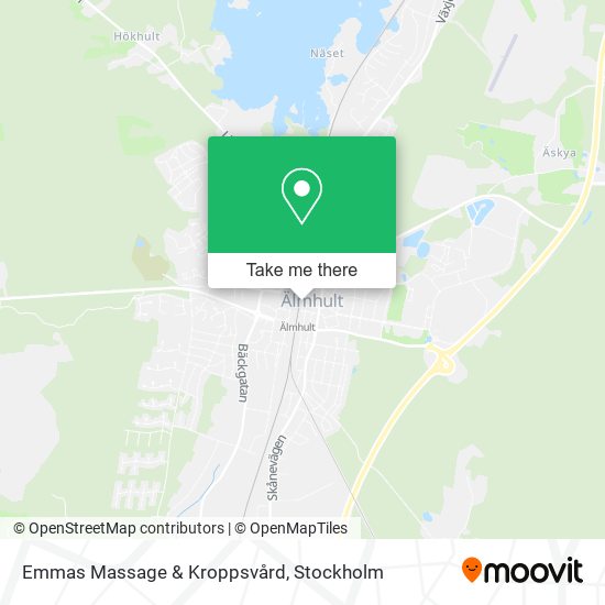 Emmas Massage & Kroppsvård map