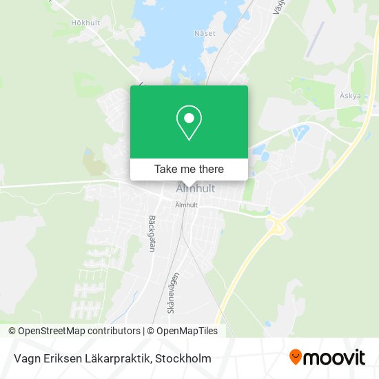 Vagn Eriksen Läkarpraktik map