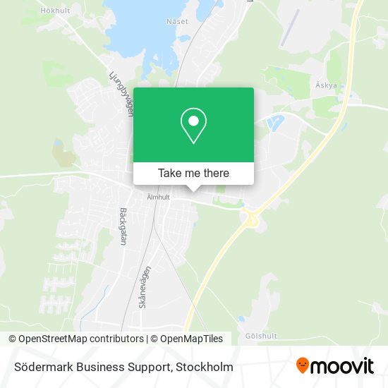 Södermark Business Support map