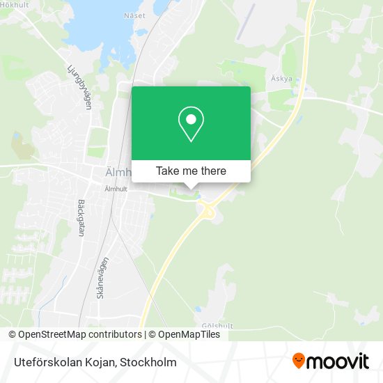 Uteförskolan Kojan map