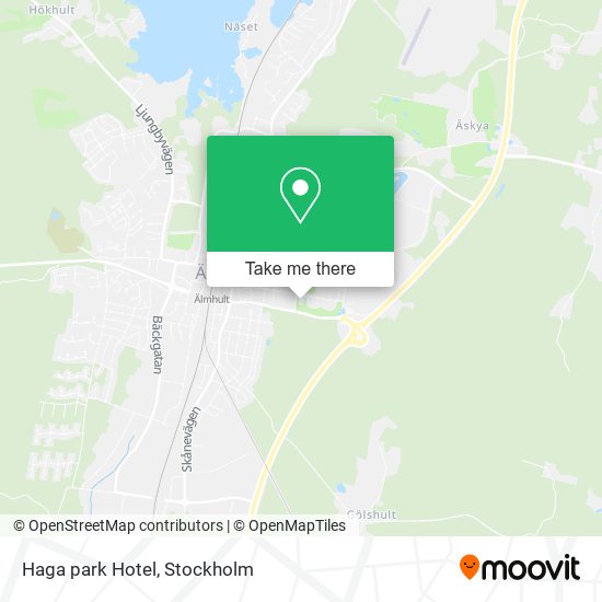 Haga park Hotel map