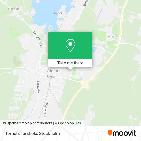 Tornets förskola map