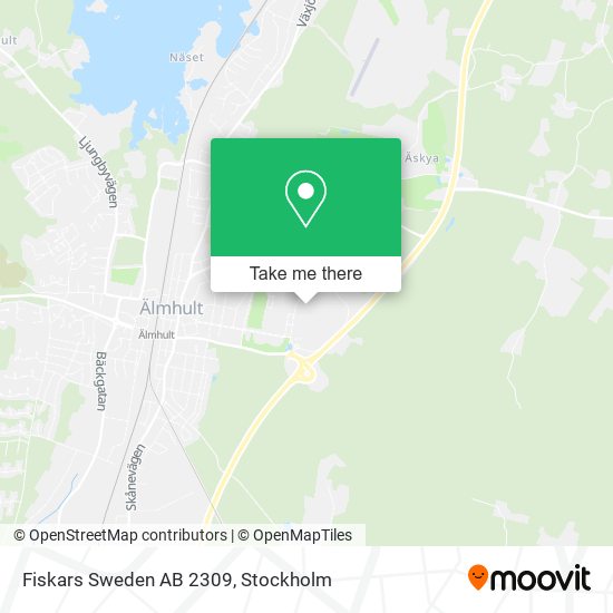 Fiskars Sweden AB 2309 map