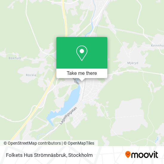 Folkets Hus Strömnäsbruk map