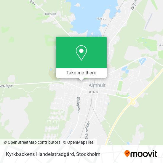 Kyrkbackens Handelsträdgård map