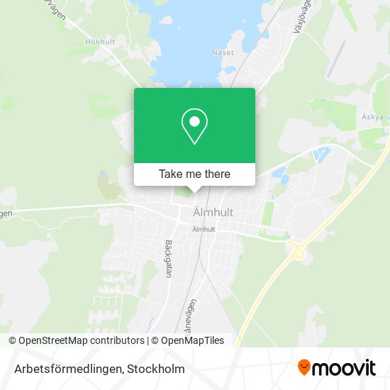 Arbetsförmedlingen map