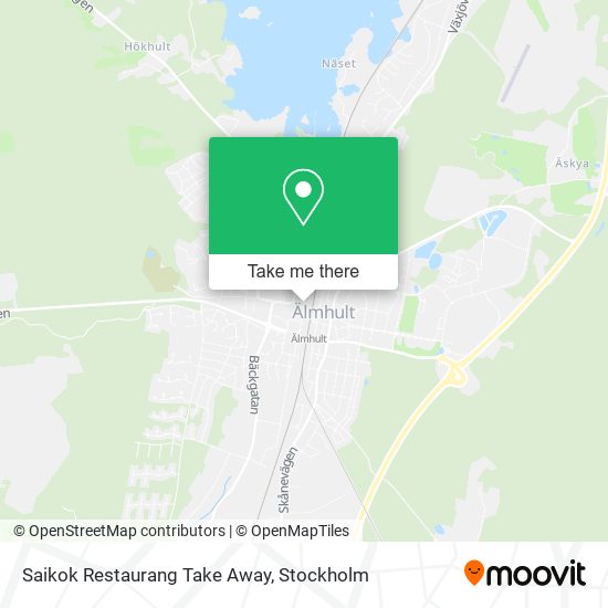 Saikok Restaurang Take Away map