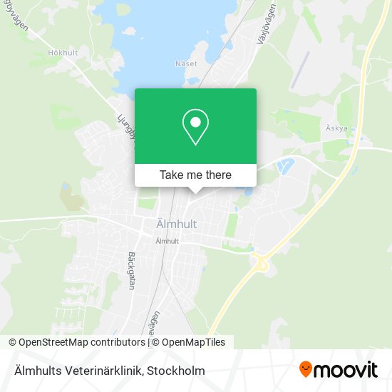 Älmhults Veterinärklinik map
