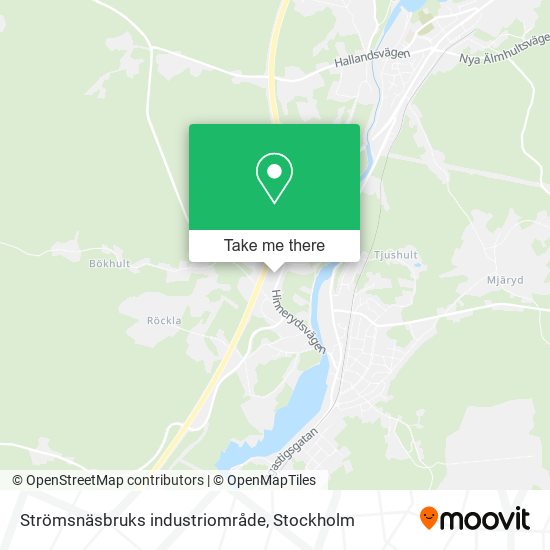 Strömsnäsbruks industriområde map