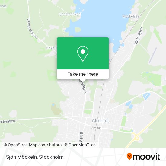 Sjön Möckeln map