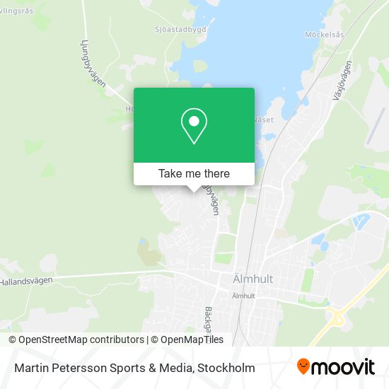 Martin Petersson Sports & Media map