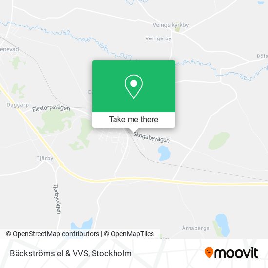 Bäckströms el & VVS map