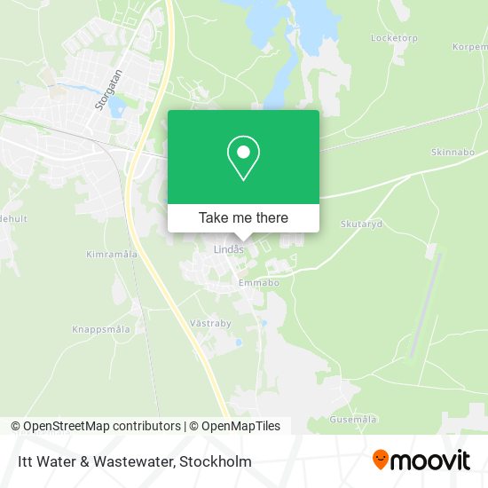 Itt Water & Wastewater map