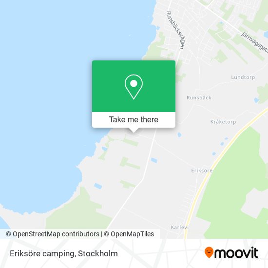 Eriksöre camping map