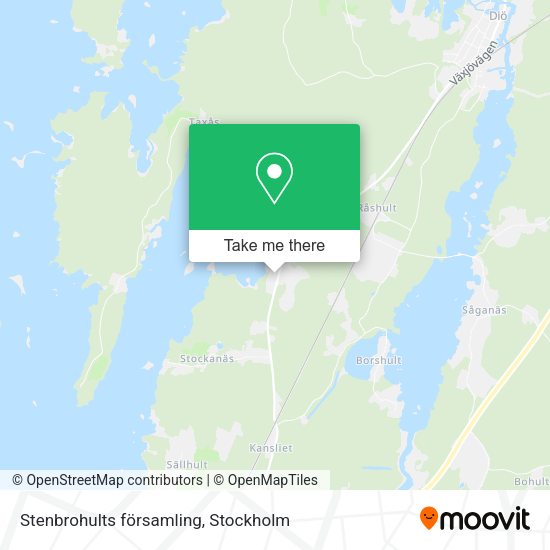 Stenbrohults församling map