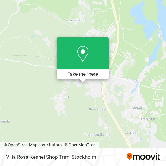 Villa Rosa Kennel Shop Trim map