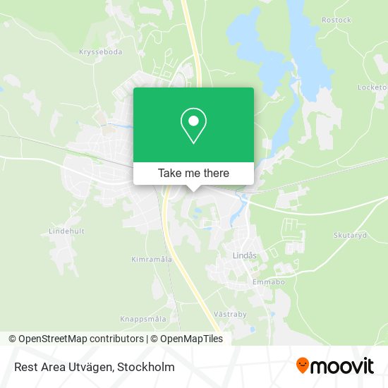 Rest Area Utvägen map