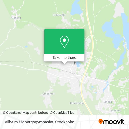 Vilhelm Mobergsgymnasiet map