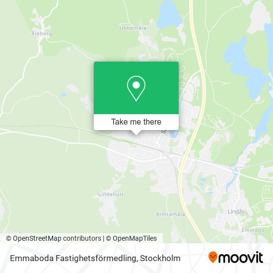 Emmaboda Fastighetsförmedling map