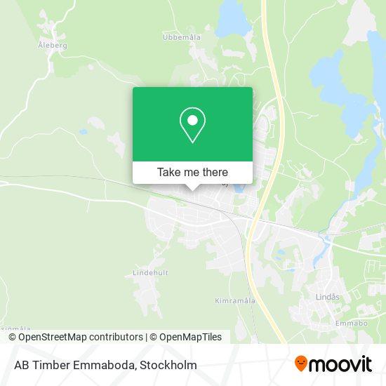 AB Timber Emmaboda map