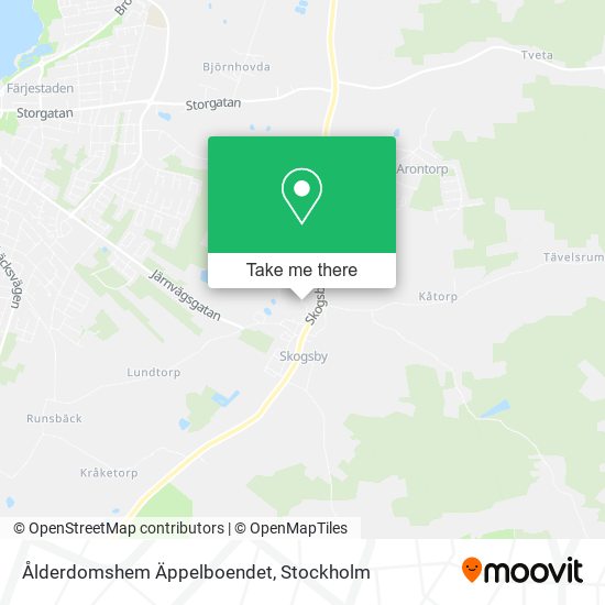 Ålderdomshem Äppelboendet map