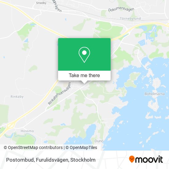 Postombud, Furulidsvägen map