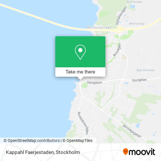 Kappahl Faerjestaden map