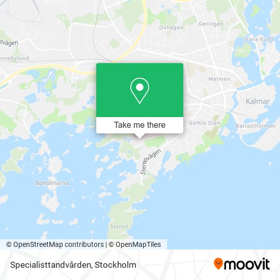 Specialisttandvården map