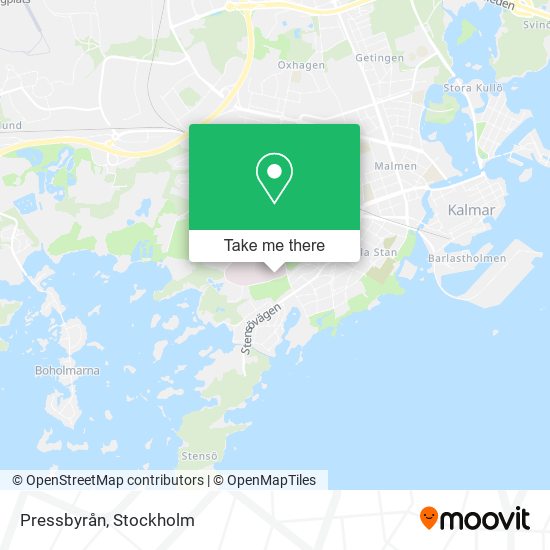 Pressbyrån map