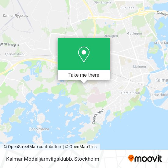 Kalmar Modelljärnvägsklubb map