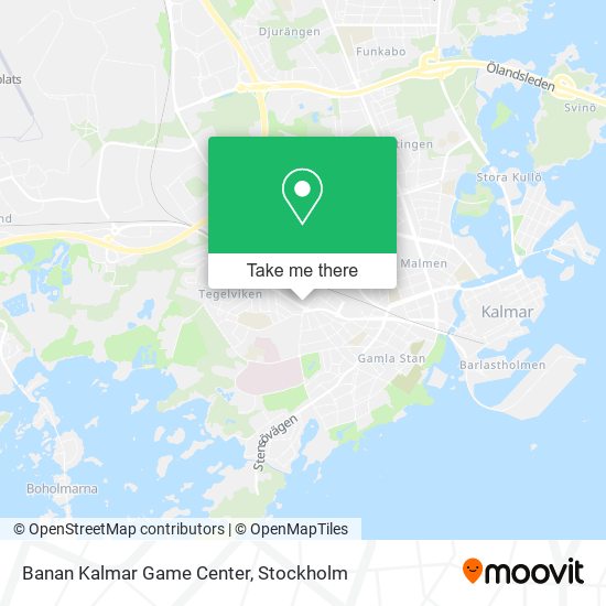 Banan Kalmar Game Center map