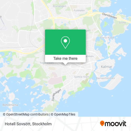 Hotell Sovsött map