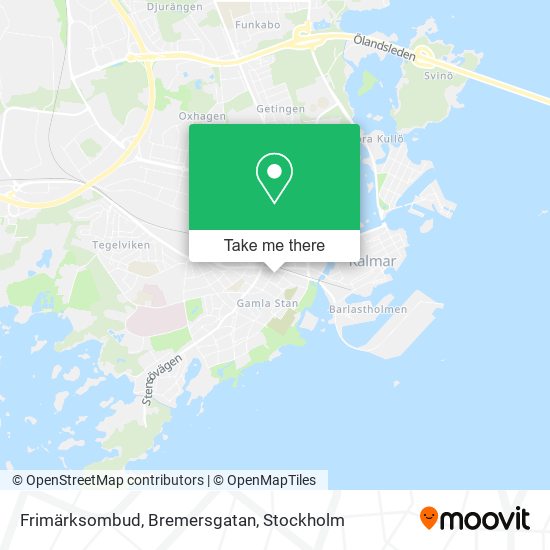Frimärksombud, Bremersgatan map