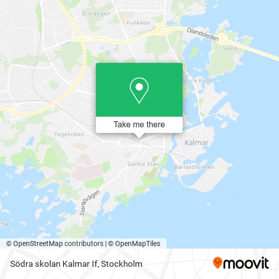 Södra skolan Kalmar If map