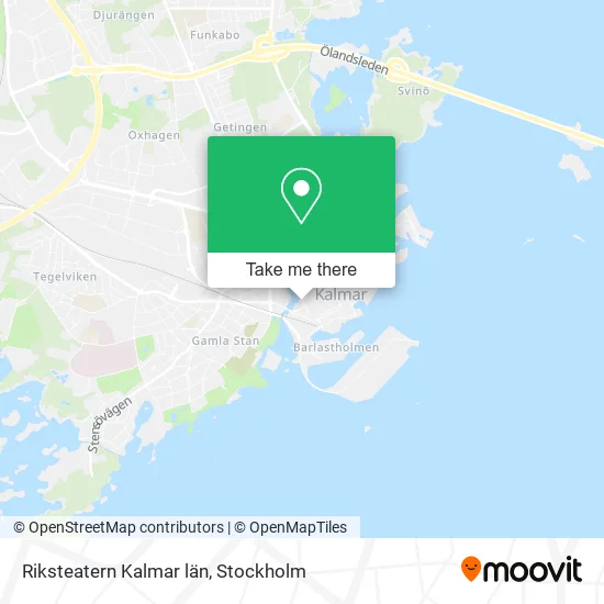 Riksteatern Kalmar län map