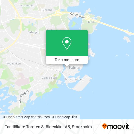 Tandläkare Torsten Sköldenklint AB map