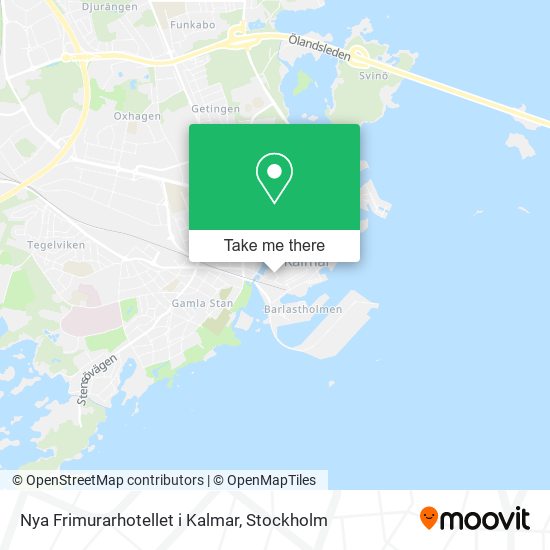 Nya Frimurarhotellet i Kalmar map