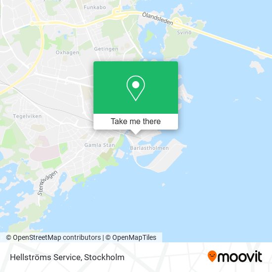 Hellströms Service map